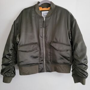 Authentic Levis Olive Green Bomber Jacket